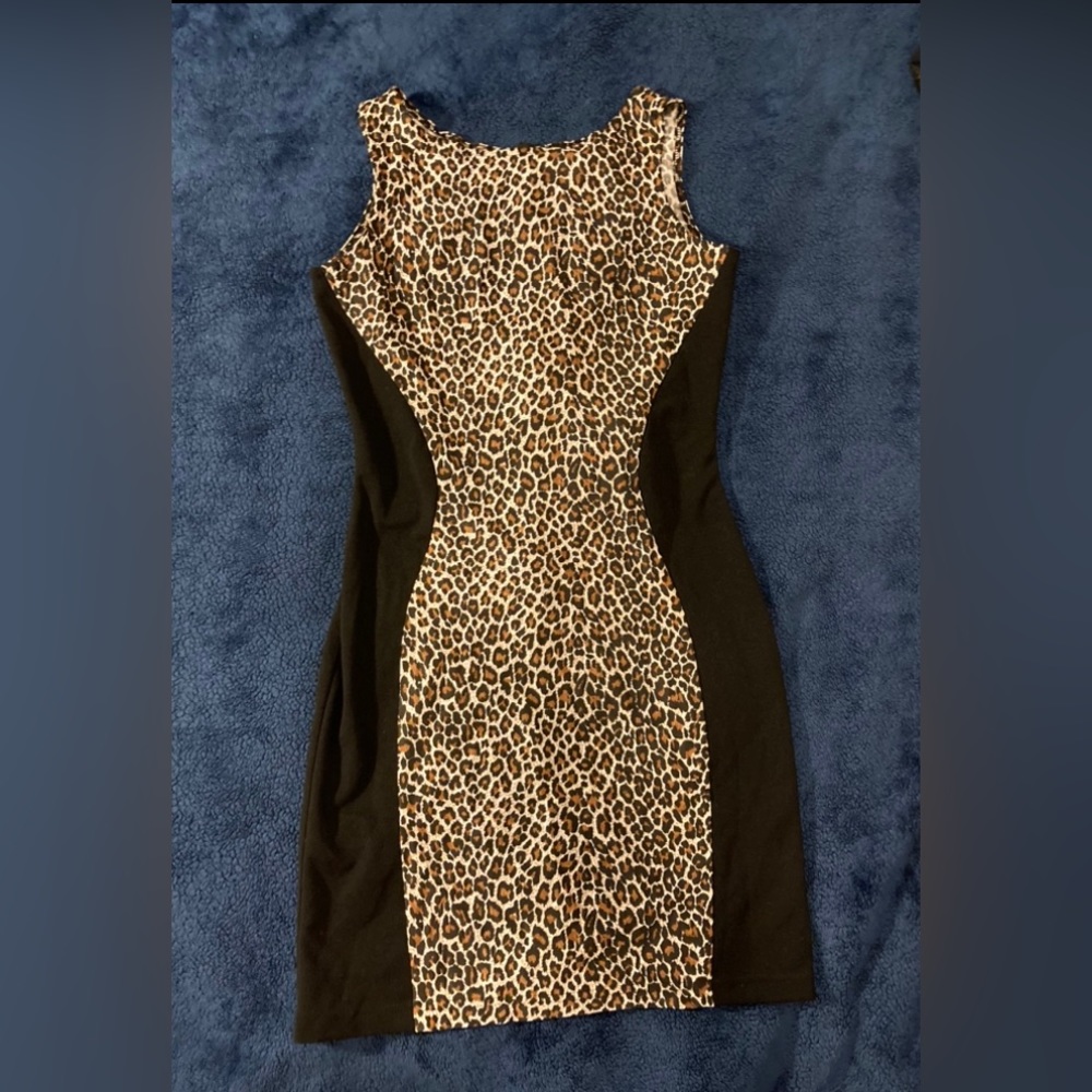 Animal print dress